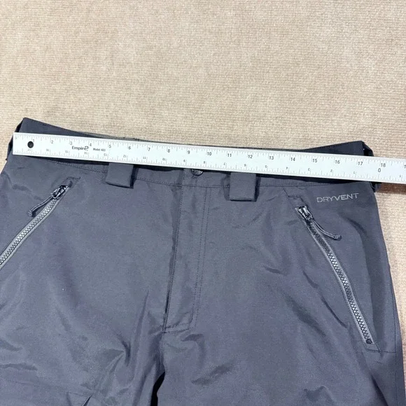 The North Face DryVent Snow Pants Mens M Gray Waterproof Ski Snowboard NF0A3LVH - Picture 6 of 16